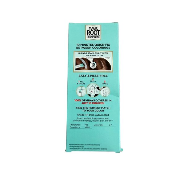 LOREAL Magic Root Permanent Color 4R Dark Auburn Red NEW NIB - Picture 2 of 3